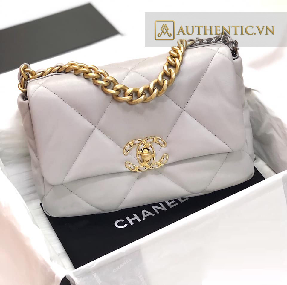 Chanel 19 Grey Flap Bag small | WEBSITE HÀNG HIỆU DUY NHẤT VIỆT NAM