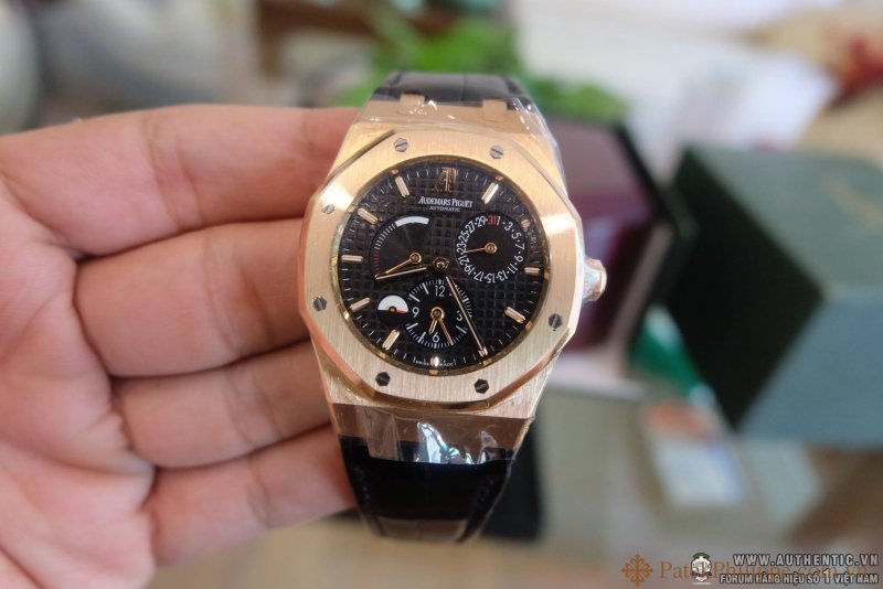 ban dong ho AUDEMARS PIGUET ROYAL OAK DUAL TIME VANG HONG 2.JPG