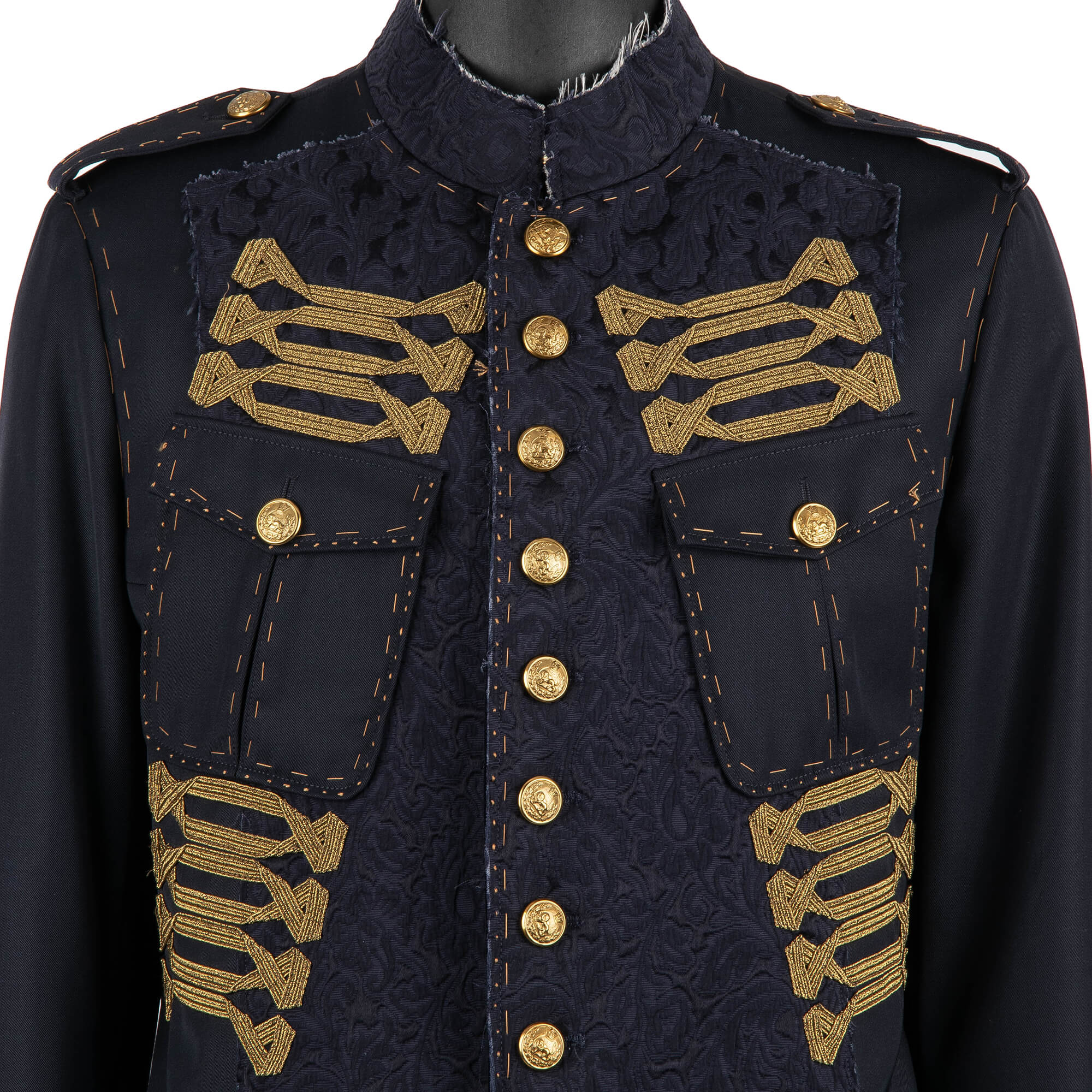 DOLCE-GABBANA-Royal-Military-Uniform-Short-Jacket-Blue-Gold-4.jpg