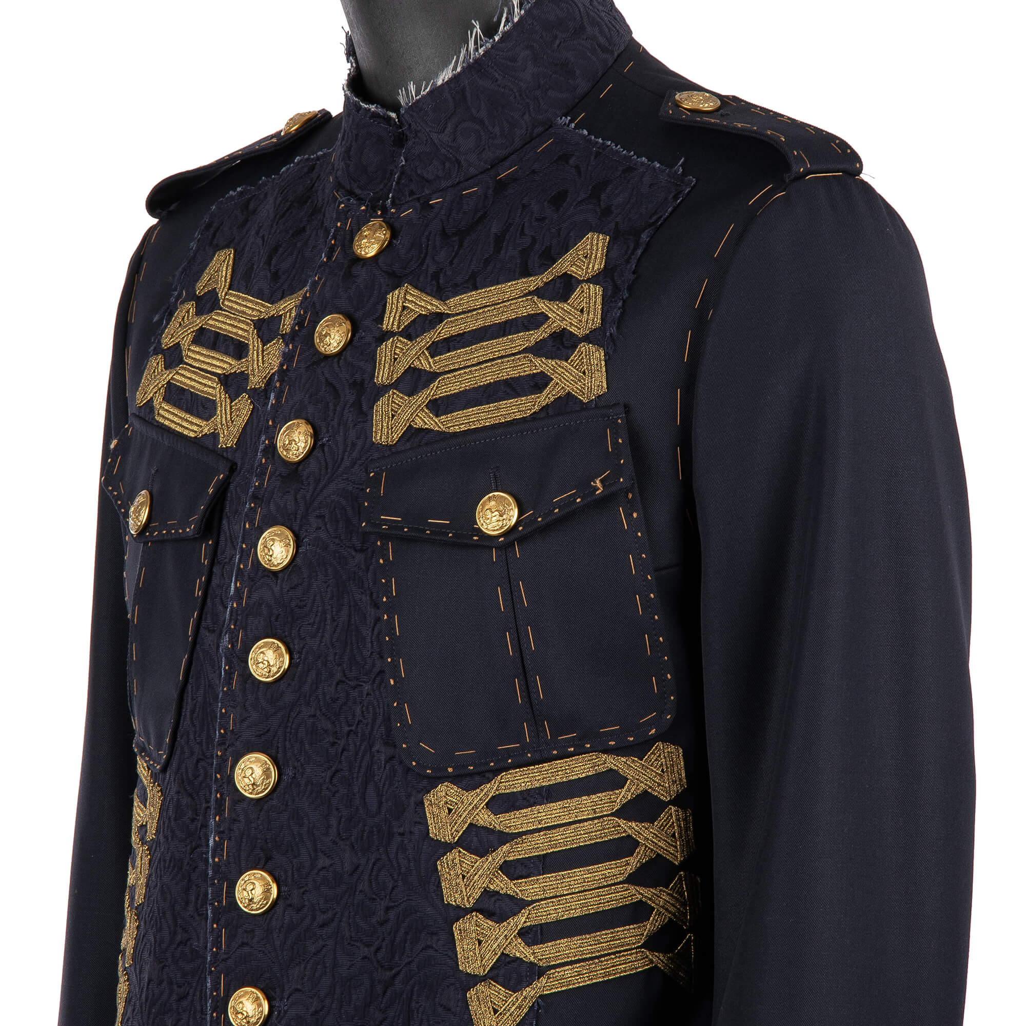 DOLCE-GABBANA-Royal-Military-Uniform-Short-Jacket-Blue-Gold-5.jpg