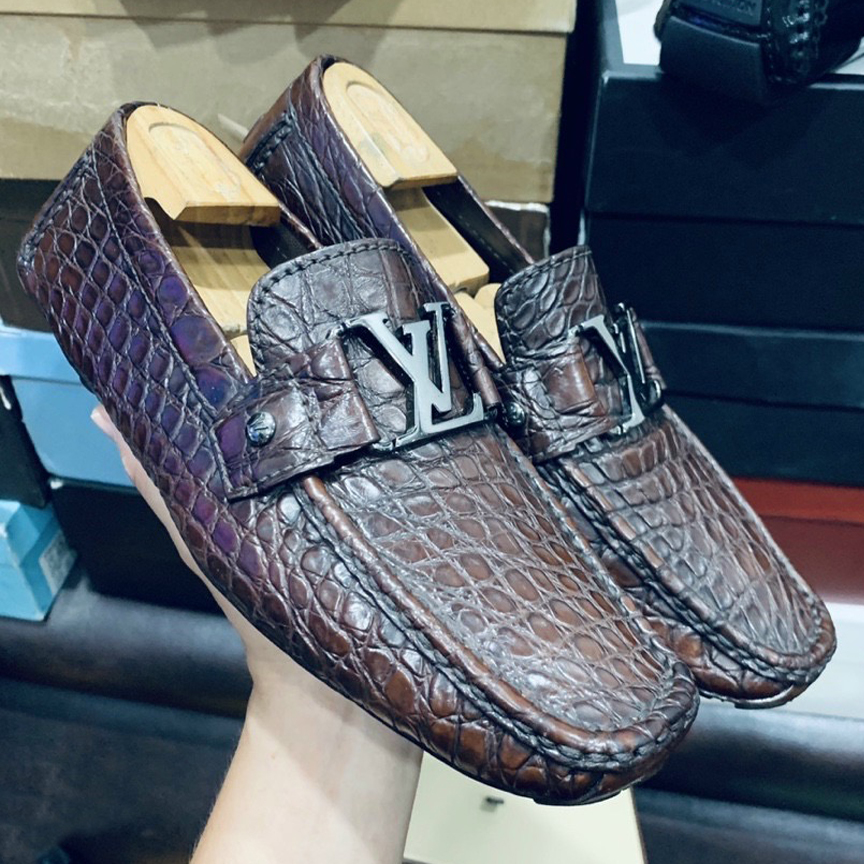 Louis Vuitton Monte Carlo Loafer in Crocodile Leather