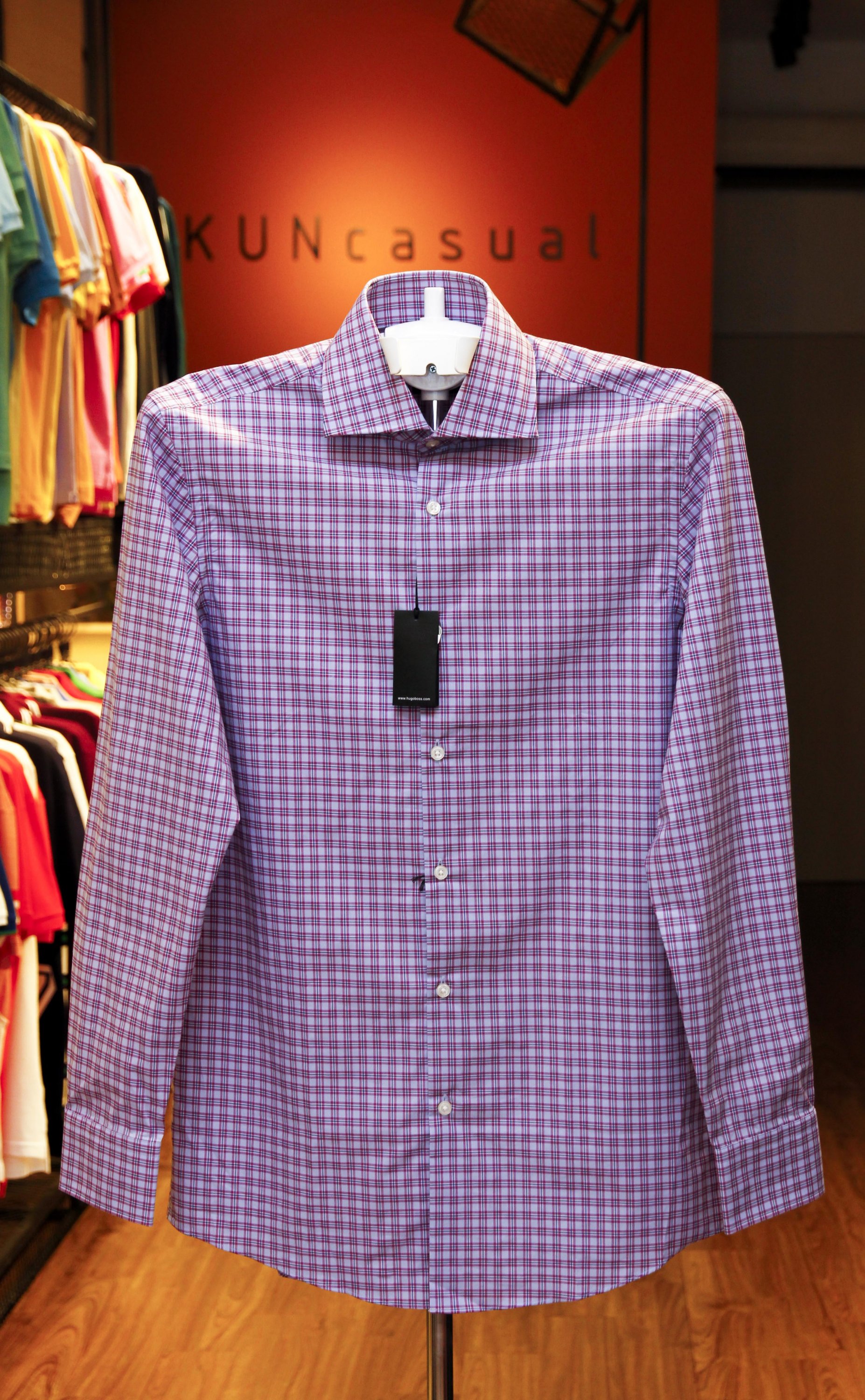 Hugo Boss 10176121 Shirt Dark Purple - Áo sơ mi nam Hugo Boss slim fit - Kun Casual shop_3.jpg