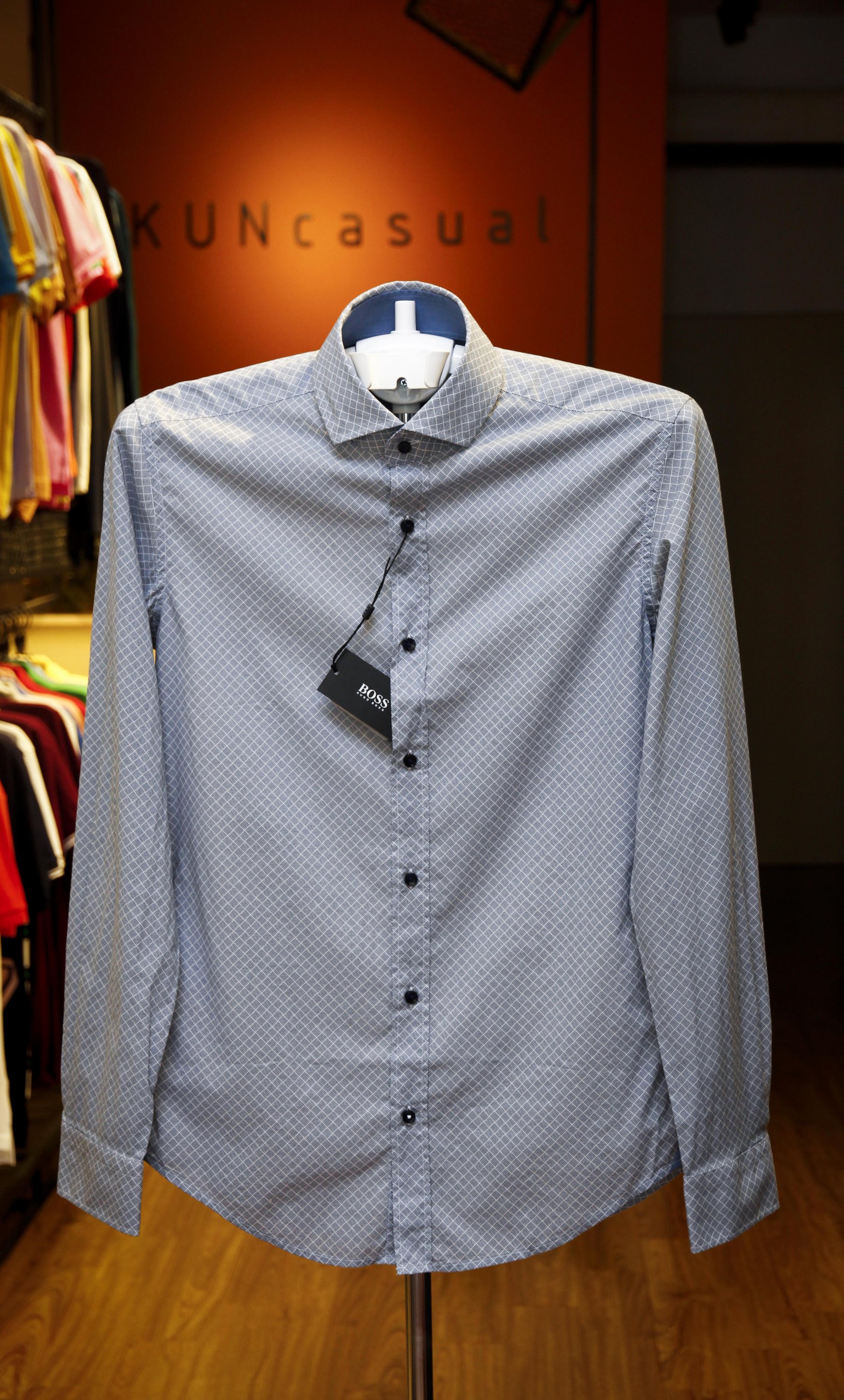 Hugo Boss 10177118 Shirt Medium Blue - Áo sơ mi nam Hugo Boss slim fit - Kun Casual shop_1.jpg
